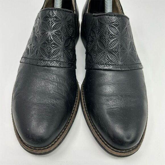 Miz Mooz Women's Tennessee Black Loafer Patterned Size 37 Casual Slip On - Picture 5 of 13